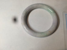 Load image into Gallery viewer, 55.7mm certified 100% natural green/white/purple/orange(FU LU SHOU) round cut jadeite jade bangle U93-1890
