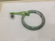 Load image into Gallery viewer, 48.9mm CertificatedType A 100% Natural green/yellow jadeite jade bangle F113-7245
