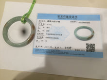 Load image into Gallery viewer, 48.9mm CertificatedType A 100% Natural green/yellow jadeite jade bangle F113-7245
