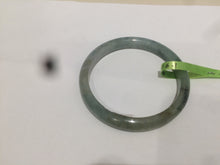 Load image into Gallery viewer, 52mm Certified Type A 100% Natural light green/gray Jadeite Jade bangle F114-7242
