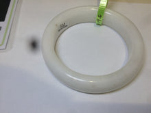 Load image into Gallery viewer, 58.8mm Certified Type A 100% Natural white Hetian (nephrite) Jade bangle AD2-4229
