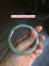 Load image into Gallery viewer, 54-63mm certified Type A 100% Natural dark green/white/black Jadeite Jade bangle group with defects GL1
