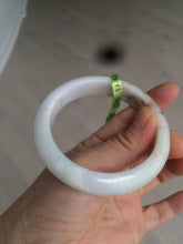 Load image into Gallery viewer, 56.5mm certificated Type A 100% Natural white/red/brown Jadeite Jade bangle AE28-5705
