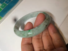 Load image into Gallery viewer, 56.6mm Certified Type A 100% Natural sunny green Jadeite Jade bangle U97-0543
