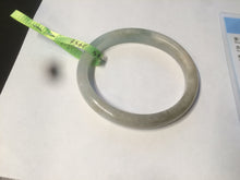 Load image into Gallery viewer, 50.5mm Certified Type A 100% Natural icy green brown oval Jadeite Jade bangle E55-3561
