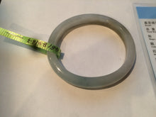 Load image into Gallery viewer, 50.5mm Certified Type A 100% Natural icy green brown oval Jadeite Jade bangle E55-3561
