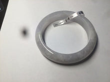 Load image into Gallery viewer, 53.4mm 100% natural certified light green/white/light purple jadeite jade bangle A72-0984
