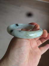 Load image into Gallery viewer, 58mm Certified Type A 100% Natural icy light green Jadeite Jade bangle C27-2362

