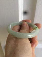 Load image into Gallery viewer, 50.8mm certified Type A 100% Natural light green Jadeite Jade bangle M38-5950
