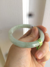 Load image into Gallery viewer, 50.8mm certified Type A 100% Natural light green Jadeite Jade bangle M38-5950
