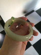 Load image into Gallery viewer, 57mm 00% Natural yellow/brown super oily nephrite Hetian Jade bangle R55-4004 卖了

