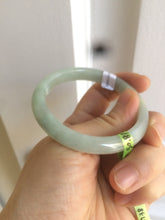 Load image into Gallery viewer, 50.8mm certified Type A 100% Natural light green Jadeite Jade bangle M38-5950
