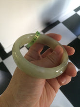 Load image into Gallery viewer, 57mm 00% Natural yellow/brown super oily nephrite Hetian Jade bangle R55-4004 卖了
