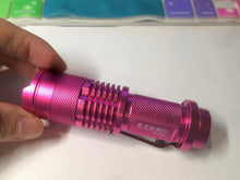 Load image into Gallery viewer, 365nm UV light Jade/Jewelry/Gemstone Identification flashlight CB16 (add on item) Photo 1 hot pink without box
