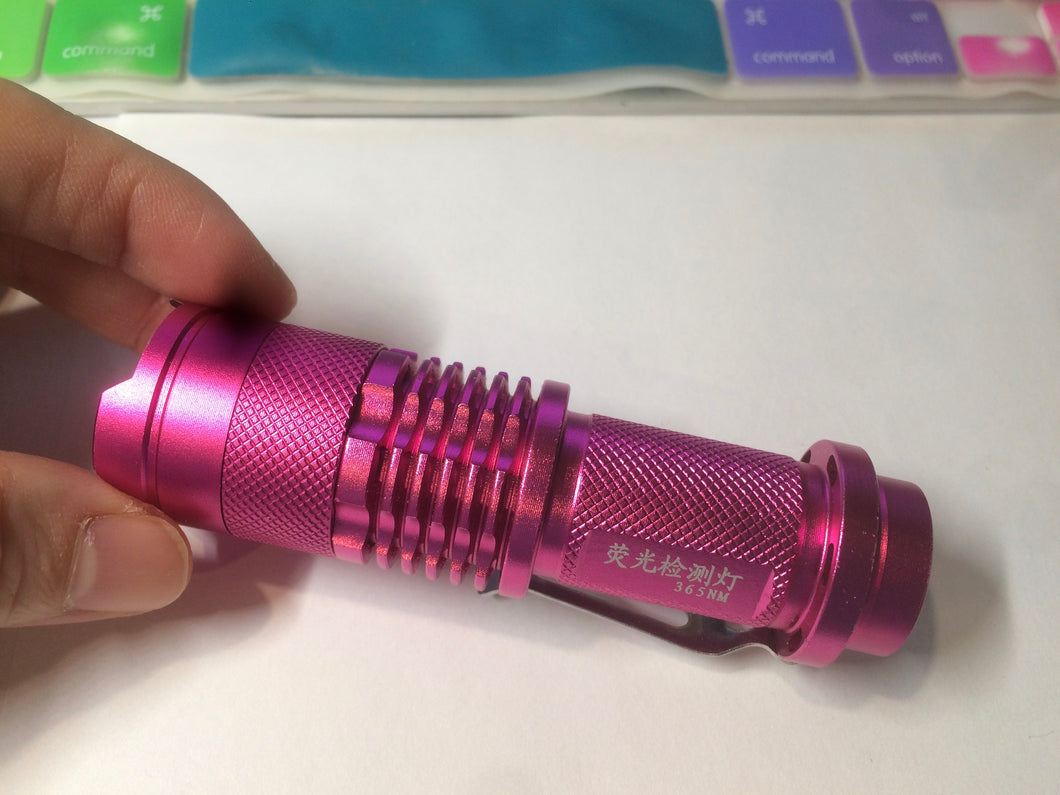365nm UV light Jade/Jewelry/Gemstone Identification flashlight CB16 (add on item) Photo 1 hot pink without box