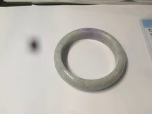 Load image into Gallery viewer, 52.6mm 100% natural Type A light green/purple jadeite jade bangle AR42-2209
