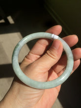 Load image into Gallery viewer, 59.5mm Certified Type A 100% Natural green round cut Jadeite Jade bangle AH67-4997 卖了
