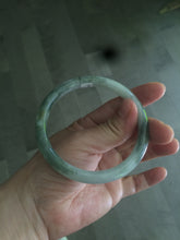 Load image into Gallery viewer, 59.5mm Certified Type A 100% Natural green round cut Jadeite Jade bangle AH67-4997 卖了
