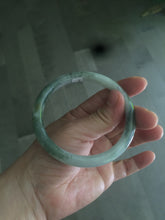 Load image into Gallery viewer, 59.5mm Certified Type A 100% Natural green round cut Jadeite Jade bangle AH67-4997 卖了
