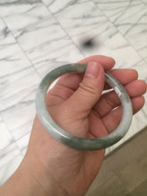 Load image into Gallery viewer, 59.5mm Certified Type A 100% Natural green round cut Jadeite Jade bangle AH67-4997 卖了
