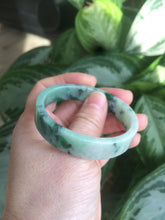 Load image into Gallery viewer, 50.6mm Certified type A 100% Natural apple green Jadeite Jade bangle AH41-7281
