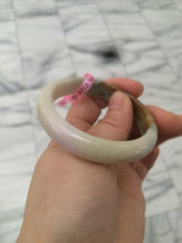 Load image into Gallery viewer, 50.4mm 100% natural Type A green/yellow/purple/pink (福禄寿) jadeite jade bangle B52-1
