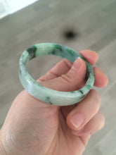 Load image into Gallery viewer, 50.6mm Certified type A 100% Natural apple green Jadeite Jade bangle AH41-7281
