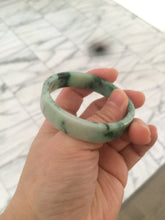 Load image into Gallery viewer, 50.6mm Certified type A 100% Natural apple green Jadeite Jade bangle AH41-7281
