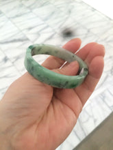 Load image into Gallery viewer, 50.6mm Certified type A 100% Natural apple green Jadeite Jade bangle AH41-7281
