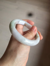 Load image into Gallery viewer, 56.5mm certified 100% natural type A green/white/light purple jadeite jade bangle AT50-7934
