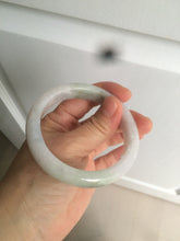 Load image into Gallery viewer, 56.5mm certified 100% natural type A green/white/light purple jadeite jade bangle AT50-7934
