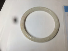 Load image into Gallery viewer, 55.5 mm Certified type A 100% Natural beige/yellow/white Jadeite bangle S43-7293
