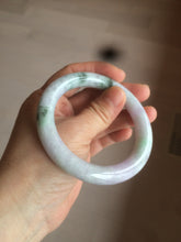 Load image into Gallery viewer, 55.5mm Certified 100% natural Type A green/purple round cut jadeite jade bangle AC23-4227
