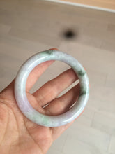 Load image into Gallery viewer, 55.5mm Certified 100% natural Type A green/purple round cut jadeite jade bangle AC23-4227
