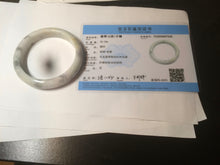 Load image into Gallery viewer, 59mm Certified Type A 100% Natural green black purple gray Jadeite Jade bangle C68-7535
