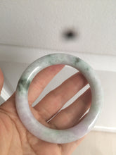 Load image into Gallery viewer, 55.5mm Certified 100% natural Type A green/purple round cut jadeite jade bangle AC23-4227
