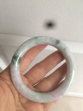 Load image into Gallery viewer, 55.5mm Certified 100% natural Type A green/purple round cut jadeite jade bangle AC23-4227
