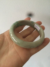 Load image into Gallery viewer, 54.7mm Certified Type A 100% Natural green/yellow Jadeite Jade bangle KS24-7532
