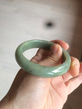 Load image into Gallery viewer, 52mm Certified 100% natural Type A dark green jadeite jade bangle AB63-0060
