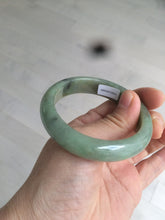 Load image into Gallery viewer, 52mm Certified 100% natural Type A dark green jadeite jade bangle AB63-0060
