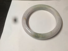 Load image into Gallery viewer, 56.5mm certified 100% natural type A green/white/light purple jadeite jade bangle AT50-7934
