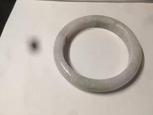 Load image into Gallery viewer, 56.5mm certified 100% natural type A green/white/light purple jadeite jade bangle AT50-7934
