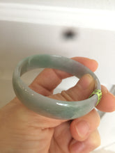 Load image into Gallery viewer, 49.3mm certified Type A 100% Natural green/purple/red/gray Jadeite Jade bangle E46-6478
