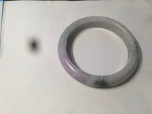 Load image into Gallery viewer, 54.5mm certified Type A 100% Natural green/purple/white  jadeite jade bangle AB69-9790
