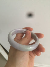 Load image into Gallery viewer, 58.1mm 100% natural type A certified light green/purple jadeite jade bangle AQ5-0684
