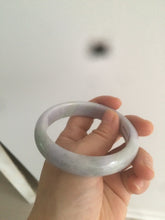 Load image into Gallery viewer, 58.1mm 100% natural type A certified light green/purple jadeite jade bangle AQ5-0684
