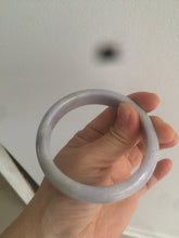 Load image into Gallery viewer, 58.1mm 100% natural type A certified light green/purple jadeite jade bangle AQ5-0684
