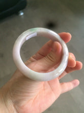 Load image into Gallery viewer, 52mm Certified Type A 100% Natural sunny green/purple/yellow Jadeite Jade bangle L115-5682
