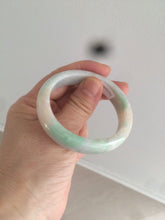 Load image into Gallery viewer, 48mm Type A 100% Natural sunny green/purple/yellow ovalJadeite Jade bangle X105-9226
