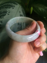 Load image into Gallery viewer, 57mm Certified Type A 100% Natural green/purple/brown Jadeite Jade bangle L69-0001
